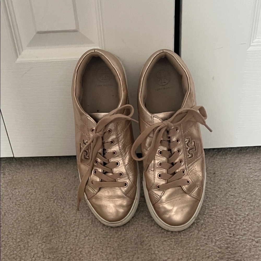 Tory Burch Women's Rose Gold Sneakers